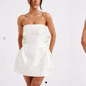 Babyboo White Strapless Dress BRAND NEW